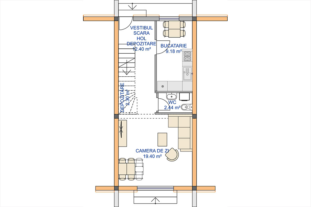 Proiect I - Plan parter