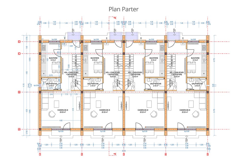 Proiect I - Plan parter